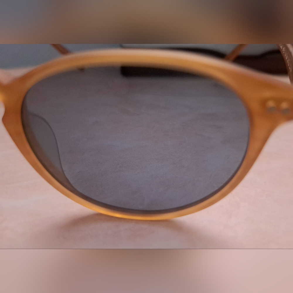 Oliver Peoples Riley Sun – Honey Amber Blue Glass Lenses - Picture 11 of 16
